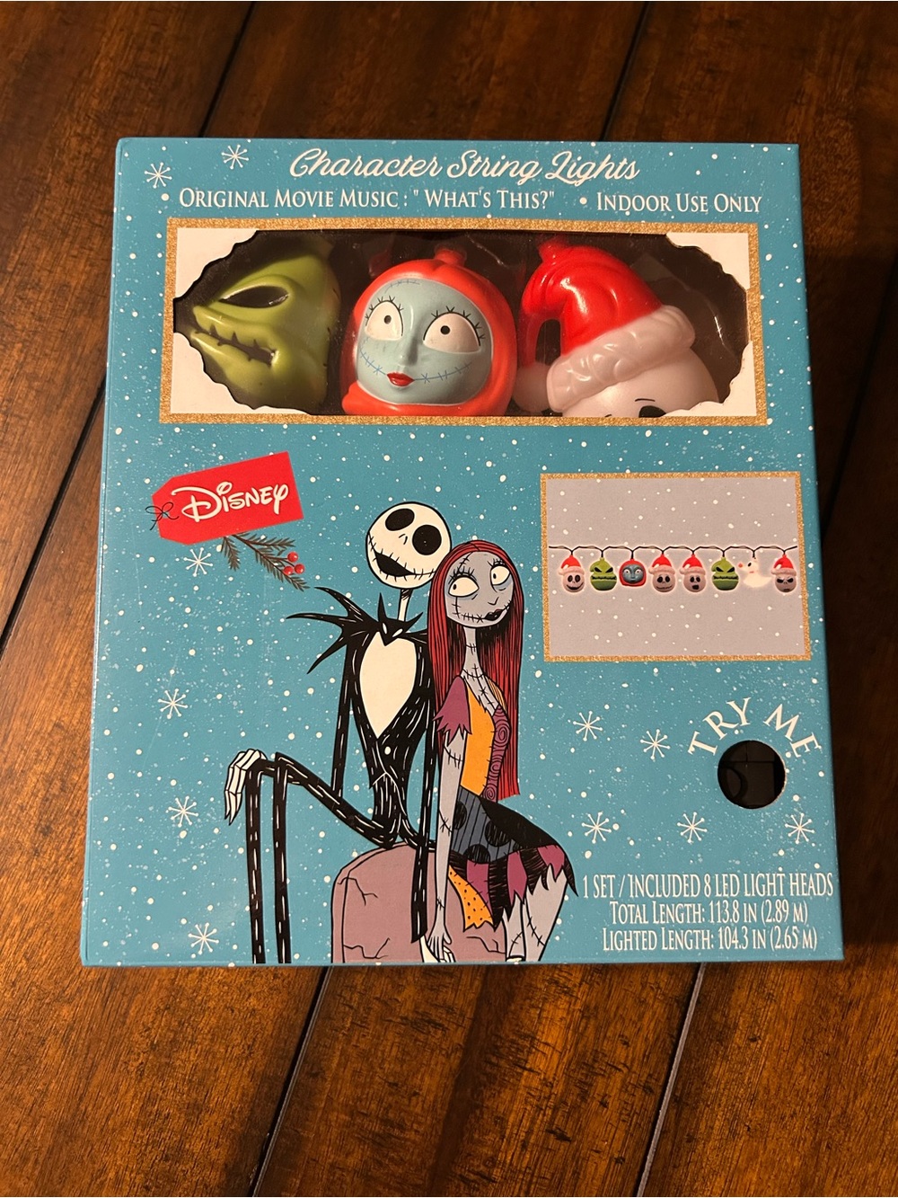 Disney The Nightmare Before Christmas Character String Lights - Multi-Color NWT